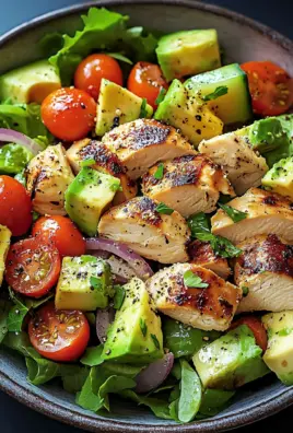 Gesunder Avocado Hähnchen Salat 24 Gesunder Avocado Hähnchen Salat