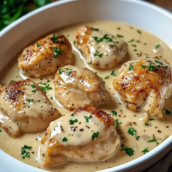 Hähnchen in Frischkäsesauce