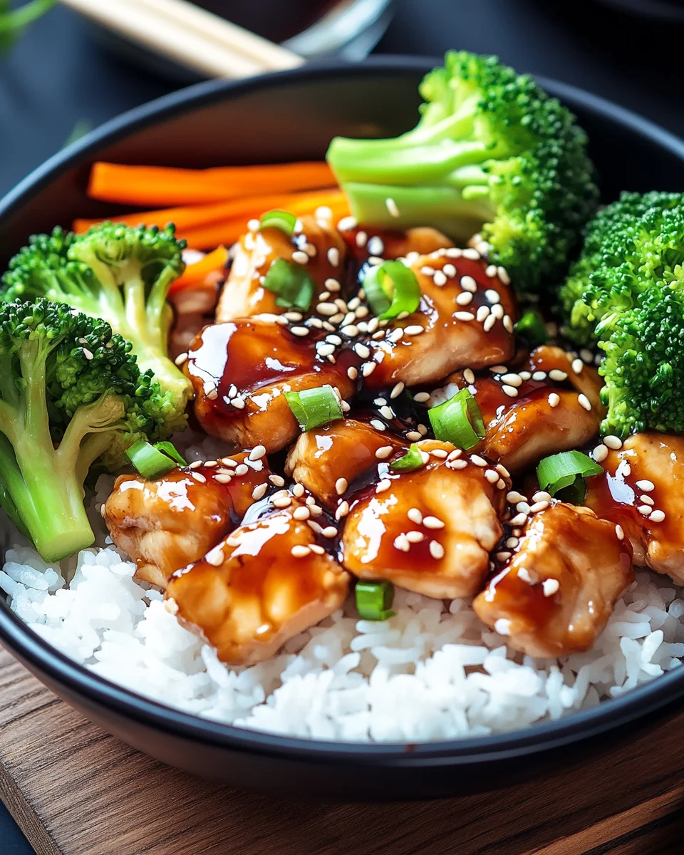 Hähnchen-Teriyaki mit Brokkoli und Reis 17 Hähnchen-Teriyaki