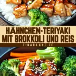 Hähnchen-Teriyaki mit Brokkoli und Reis 16 Pinterest Hidden Image