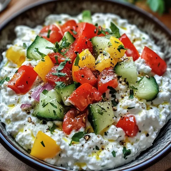 Hüttenkäse-Salat