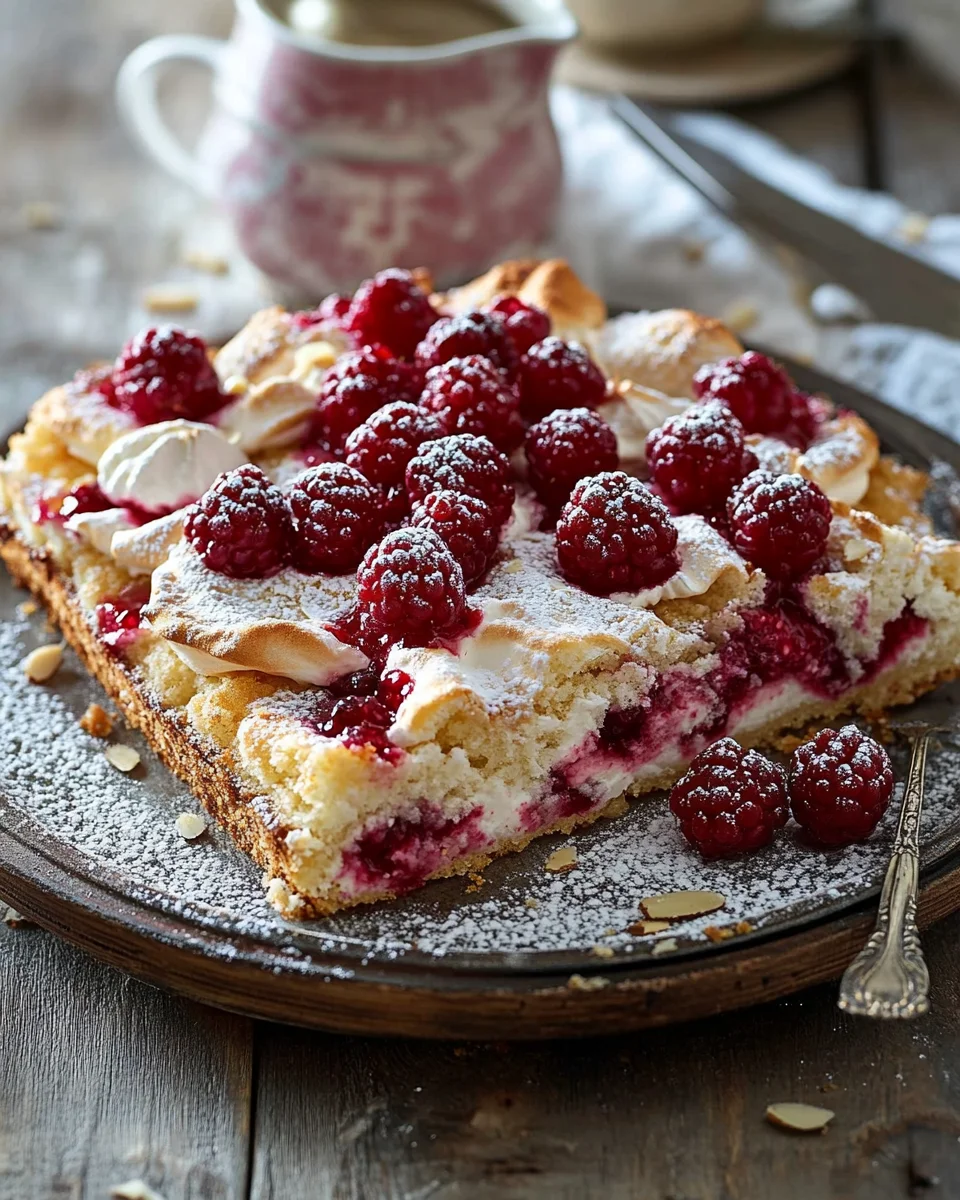 Johannisbeerkuchen mit Baiserhaube