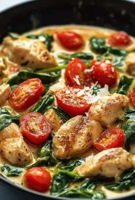 Keto Hähnchen-Spinat-Tomaten-Pfanne 22 Keto Hähnchen-Spinat-Tomaten-Pfanne