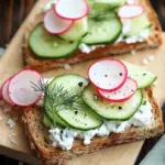 Kn&auml;ckebrot with Cucumber Quark