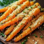 Knoblauch-Parmesan-Ofenkarotten