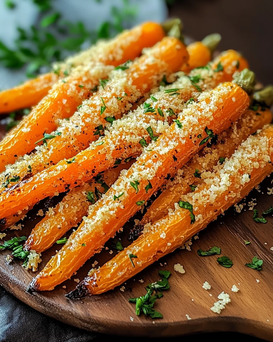 Knoblauch-Parmesan-Ofenkarotten