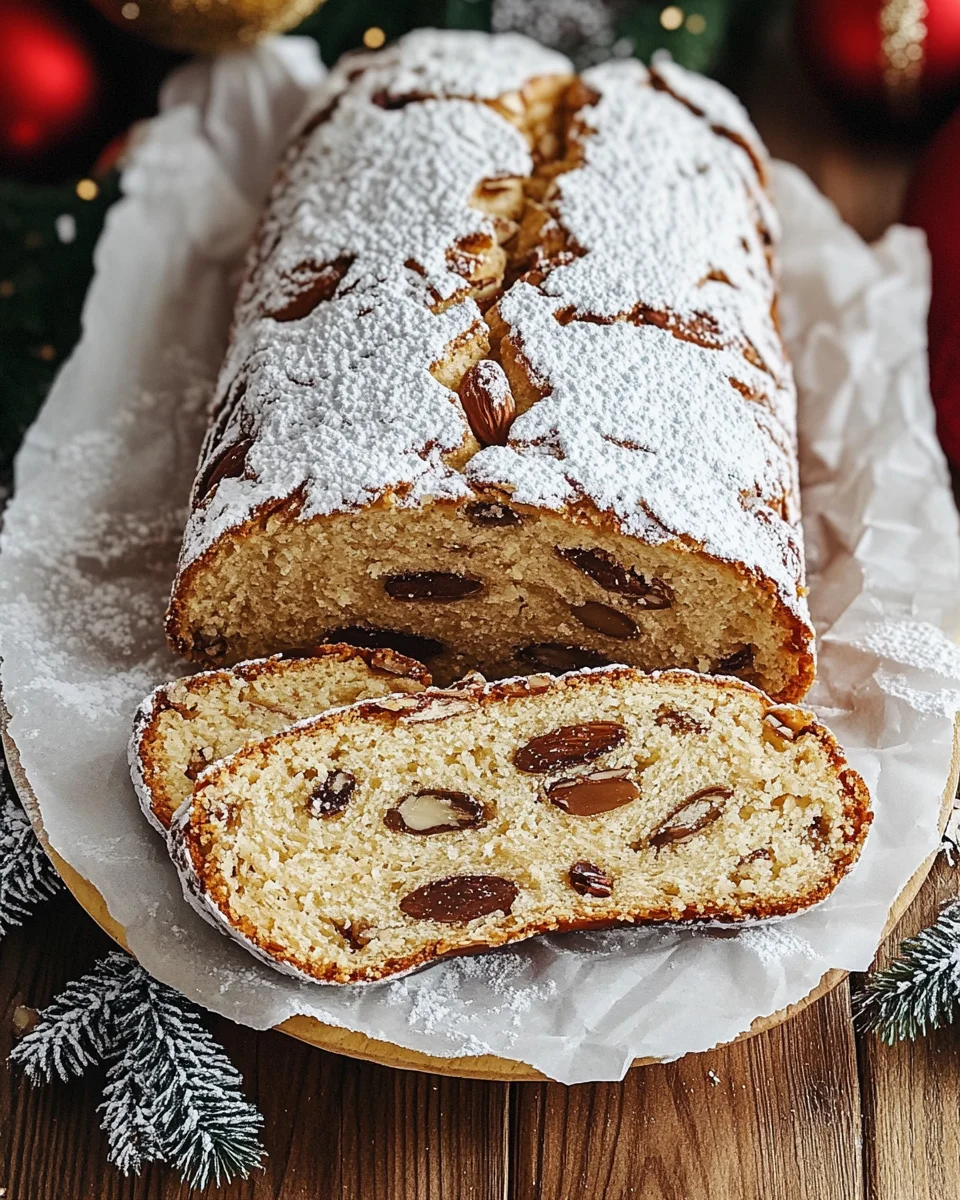 Mandel-Marzipan-Stollen 21 Mandel-Marzipan-Stollen