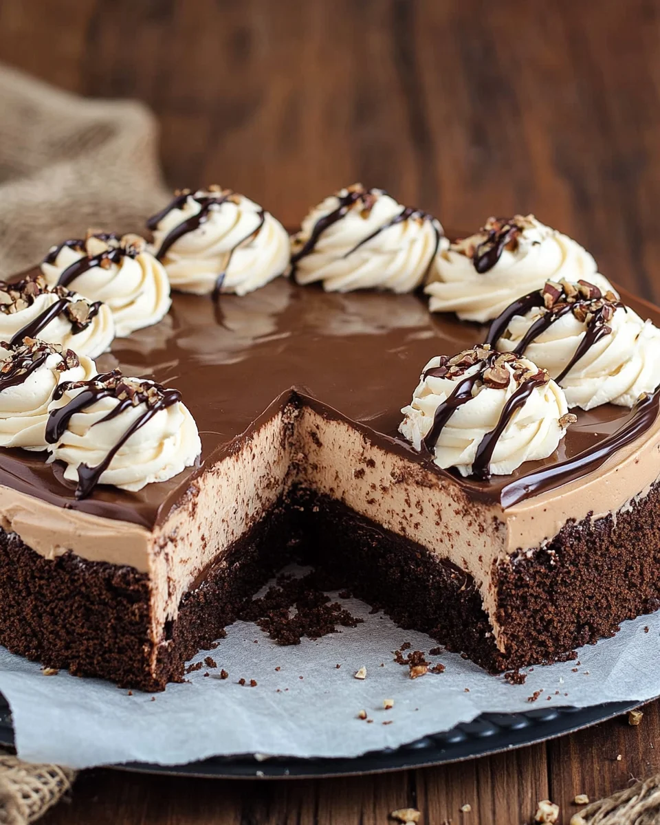 Nuss-Nougat-Torte mit Schokoboden 18 Nuss-Nougat-Torte