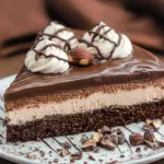 Nuss-Nougat-Torte mit Schokoboden