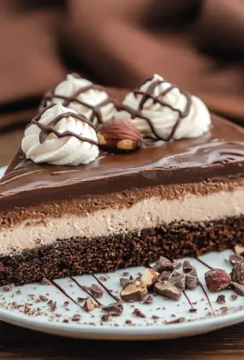 Nuss-Nougat-Torte mit Schokoboden 25 Nuss-Nougat-Torte mit Schokoboden