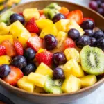 Obstsalat mit klassischem Dressing