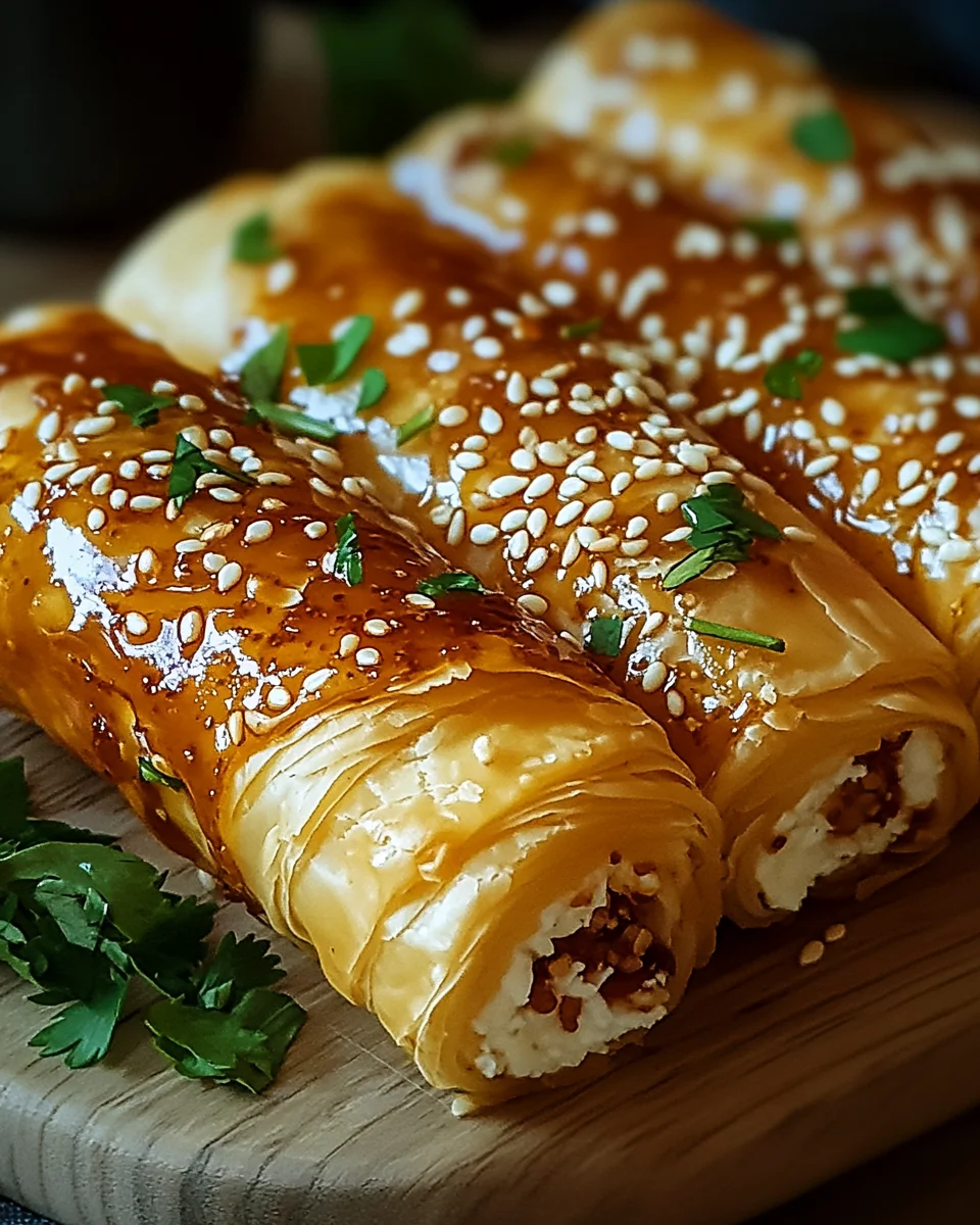 Ofen-gebackene Feta-Rollen mit Chili-Honig 17 Ofen-gebackene