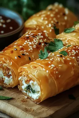 Ofen-gebackene Feta-Rollen mit Chili-Honig 17 Ofen-gebackene Feta-Rollen mit Chili-Honig