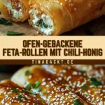 Ofen-gebackene Feta-Rollen mit Chili-Honig 16 Pinterest Hidden Image