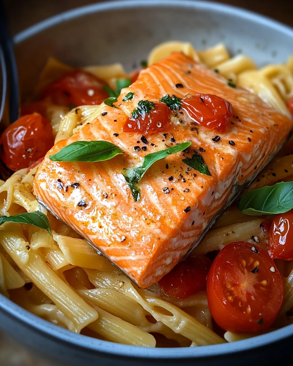 Ofen-Lachs-Pasta mit Tomaten 23 Ofen-Lachs-Pasta