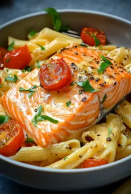 Ofen-Lachs-Pasta mit Tomaten 26 Ofen-Lachs-Pasta mit Tomaten