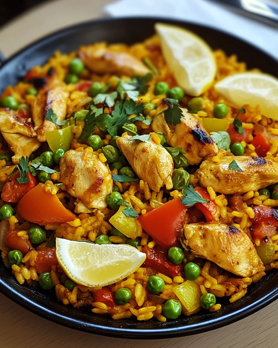 Paella mit Hähnchen 25 Paella
