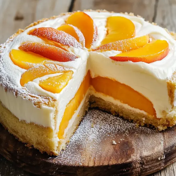 Pfirsich-Schmand-Kuchen Rezept