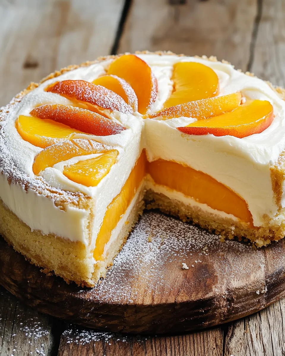 Pfirsich-Schmand-Kuchen Rezept