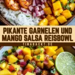 Pikante Garnelen und Mango Salsa Reisbowl 16 Pinterest Hidden Image