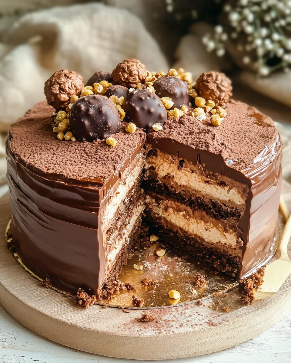 Rocher-Torte 24 Rocher-Torte