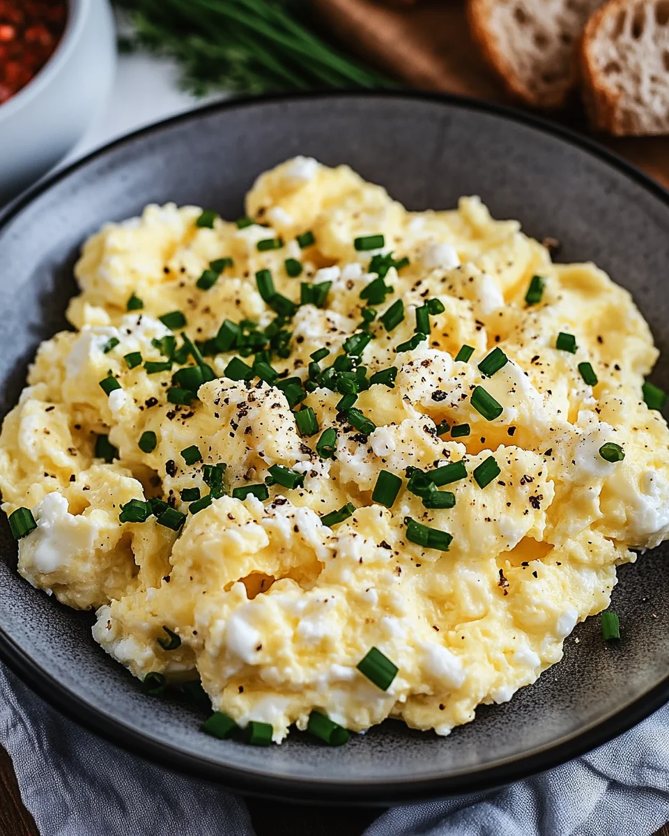 Rührei mit Hüttenkäse 18 Rührei