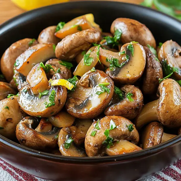 Saftige Knoblauch-Champignons Rezept