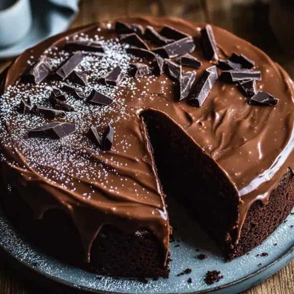Saftiger, kleiner Schokoladenkuchen