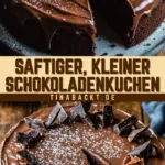 Saftiger, kleiner Schokoladenkuchen 19 Pinterest Hidden Image