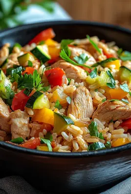 Schnelle Reispfanne mit Hühnchen