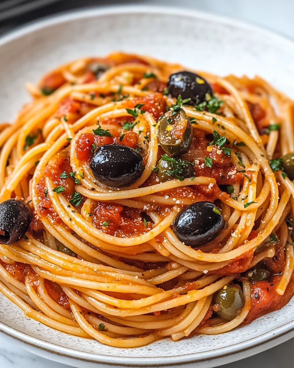 Spaghetti Puttanesca 22 Spaghetti