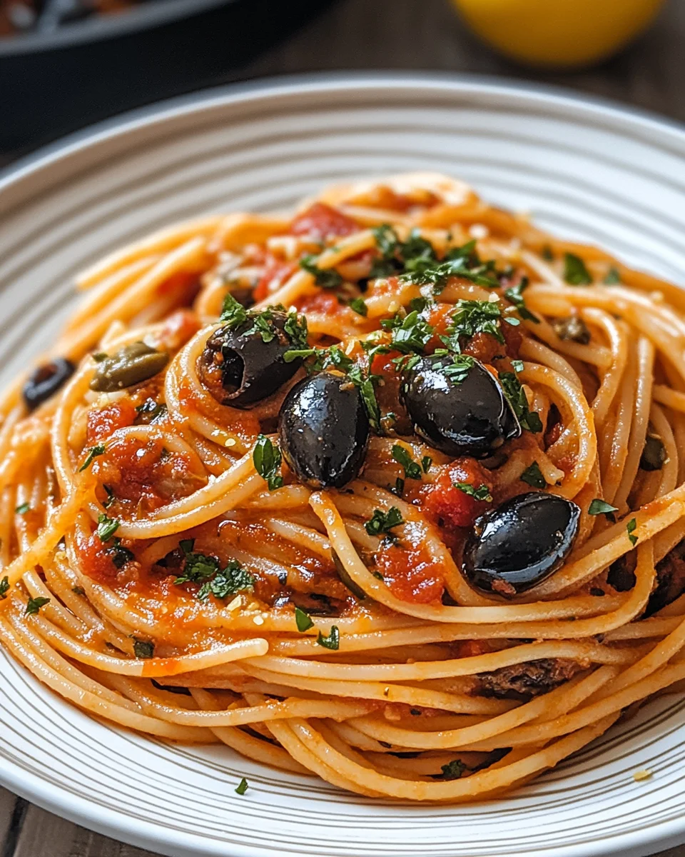 Spaghetti Puttanesca 24 Spaghetti Puttanesca