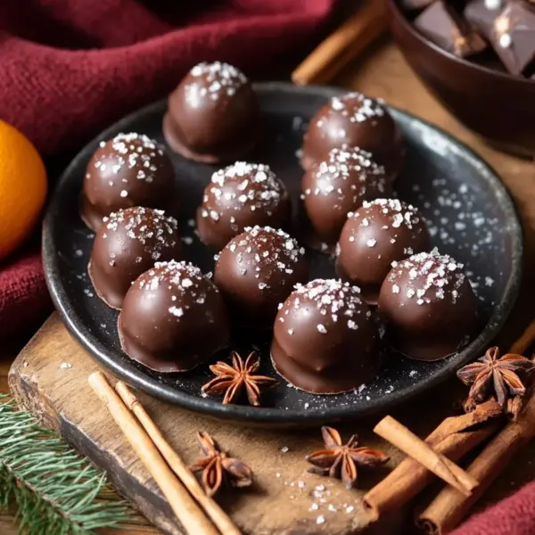 Spekulatius Kugeln - Pralinen für Weihnachten