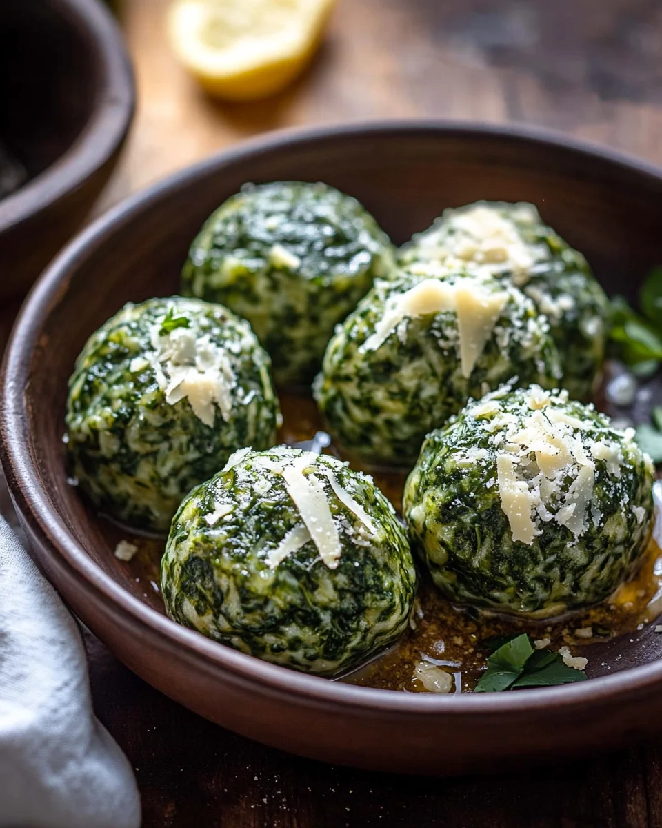 Homepage 1 Spinatknödel mit Parmesan