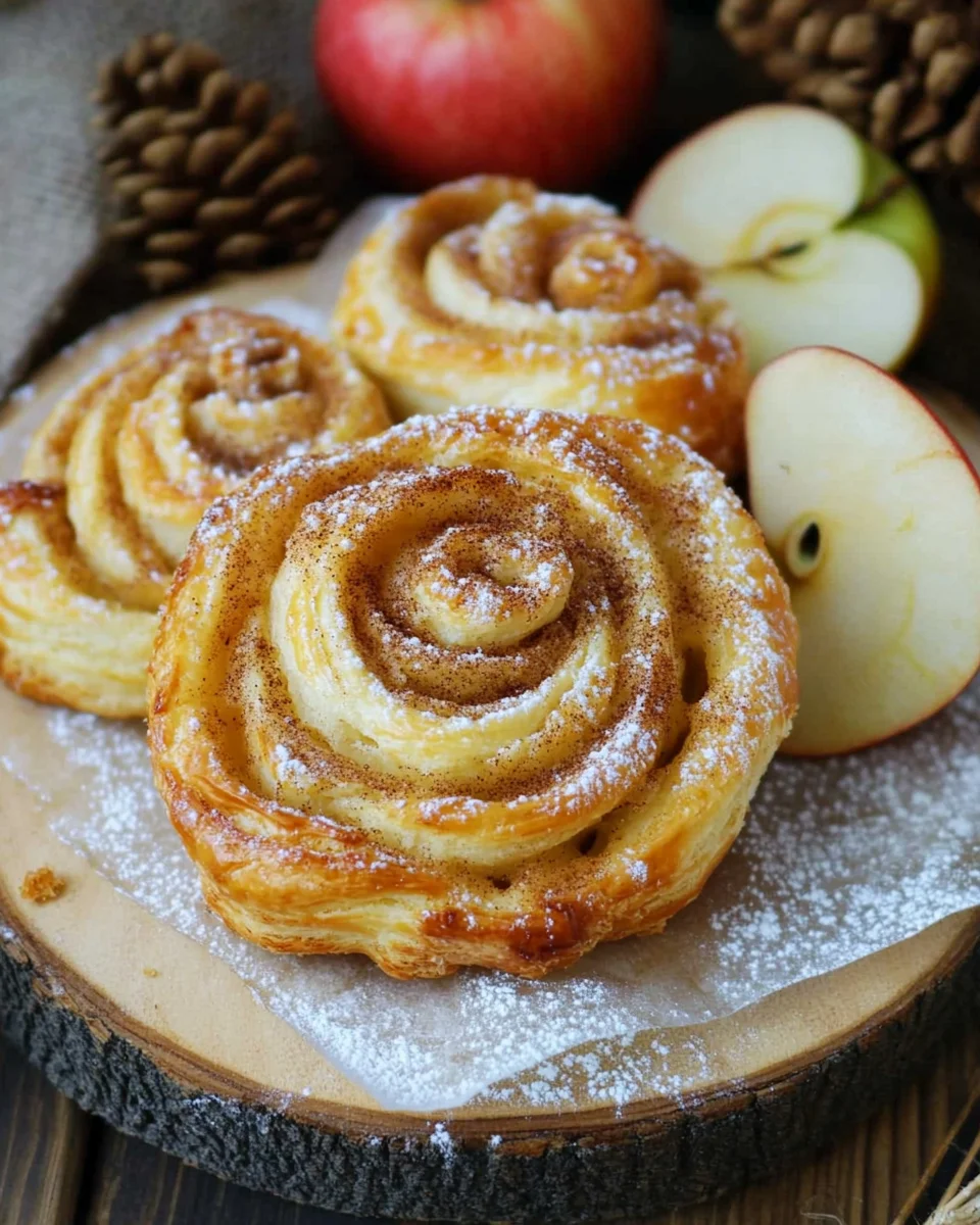 Süße Blätterteigschnecken aus der Heißluftfritteuse 15 Süße