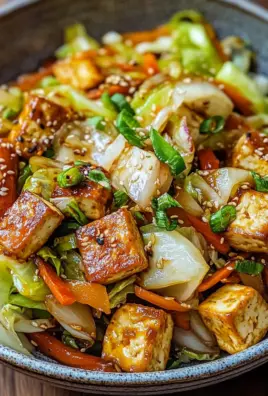 Tofu Kohlgemüse Pfanne