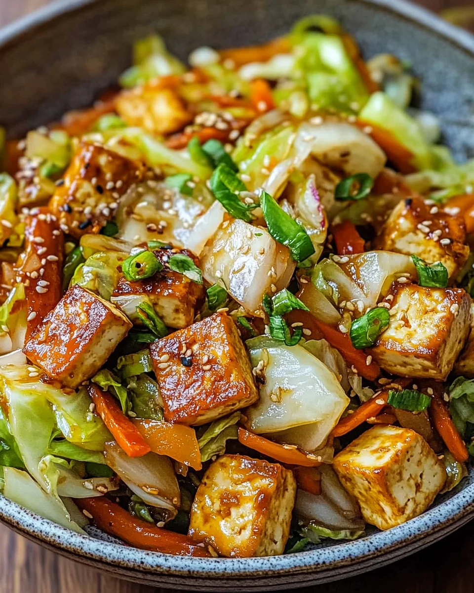 Tofu Kohlgemüse Pfanne 23 Tofu Kohlgemüse Pfanne