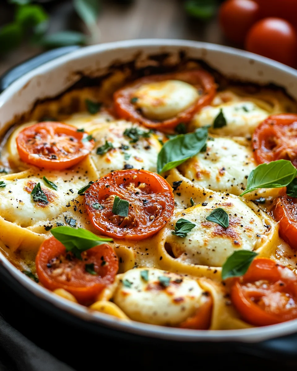 Tortellini-Auflauf mit Tomaten und Mozzarella 21 Tortellini-Auflauf