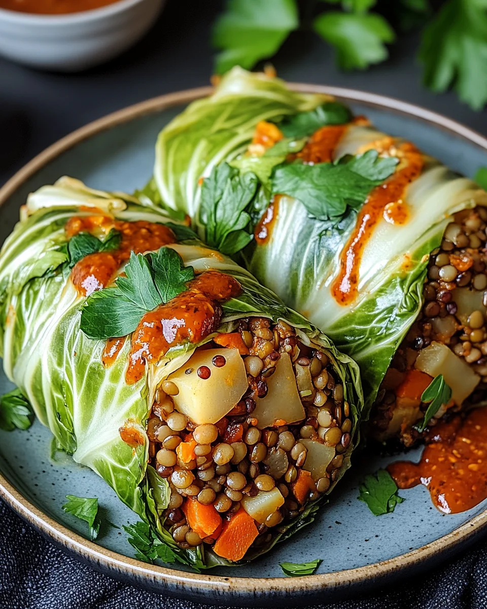 Vegane Kohlrouladen 36 Vegane