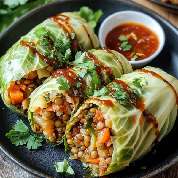 Vegane Kohlrouladen
