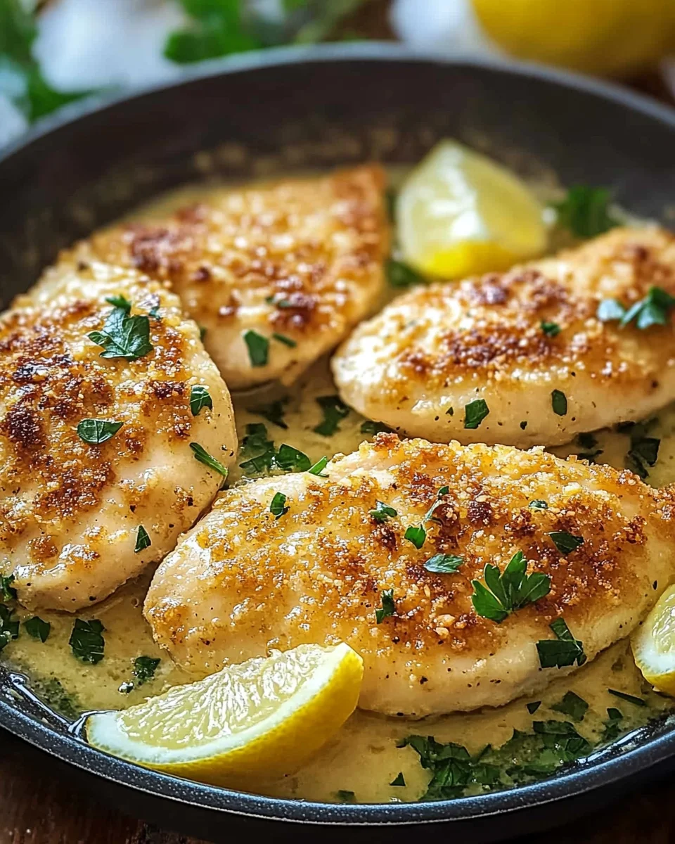 Zitronen Parmesan Pfannenhähnchen 25 Zitronen