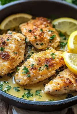 Zitronen Parmesan Pfannenhähnchen