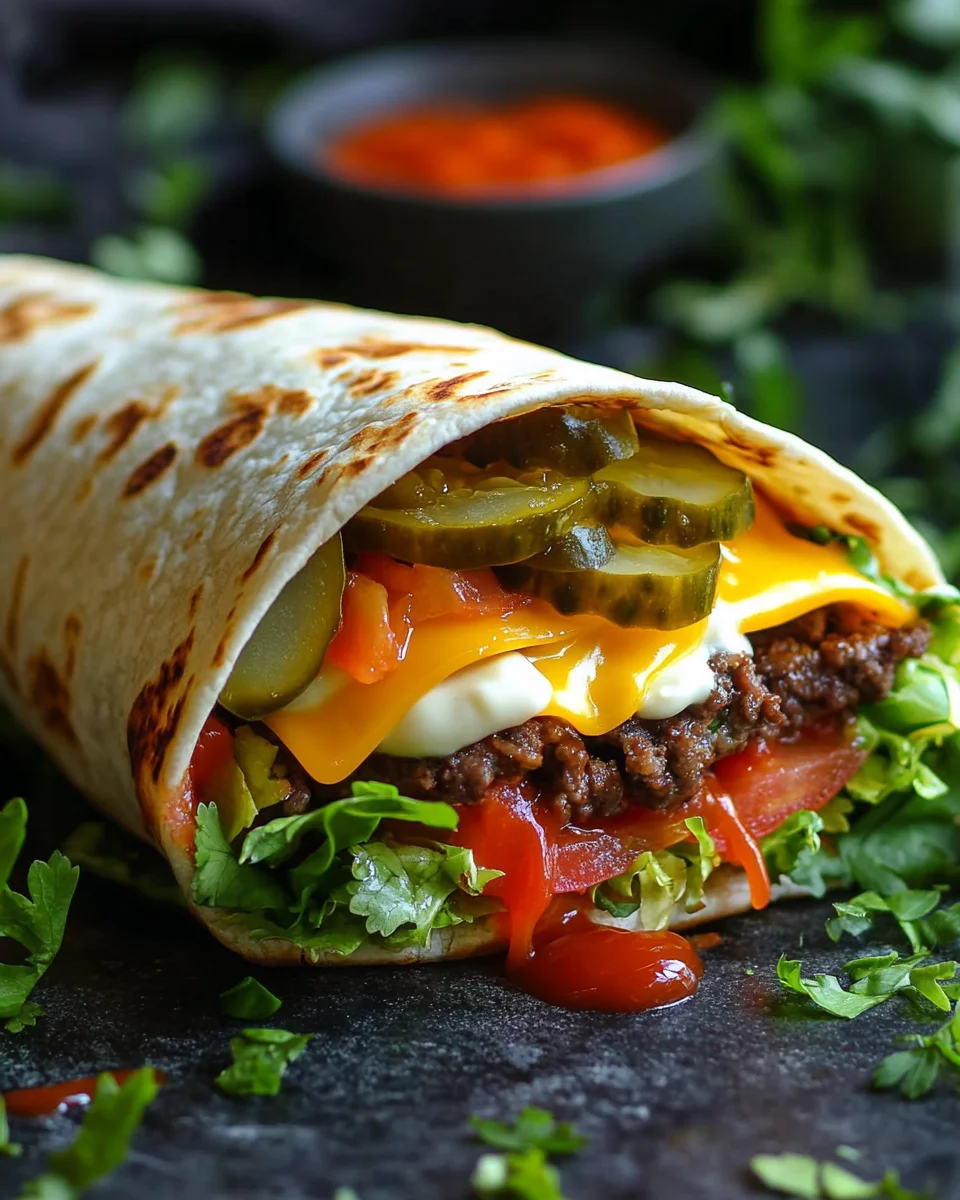 Cheeseburger-Wraps 21 Cheeseburger-Wraps