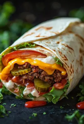 Cheeseburger-Wraps 26 Cheeseburger-Wraps