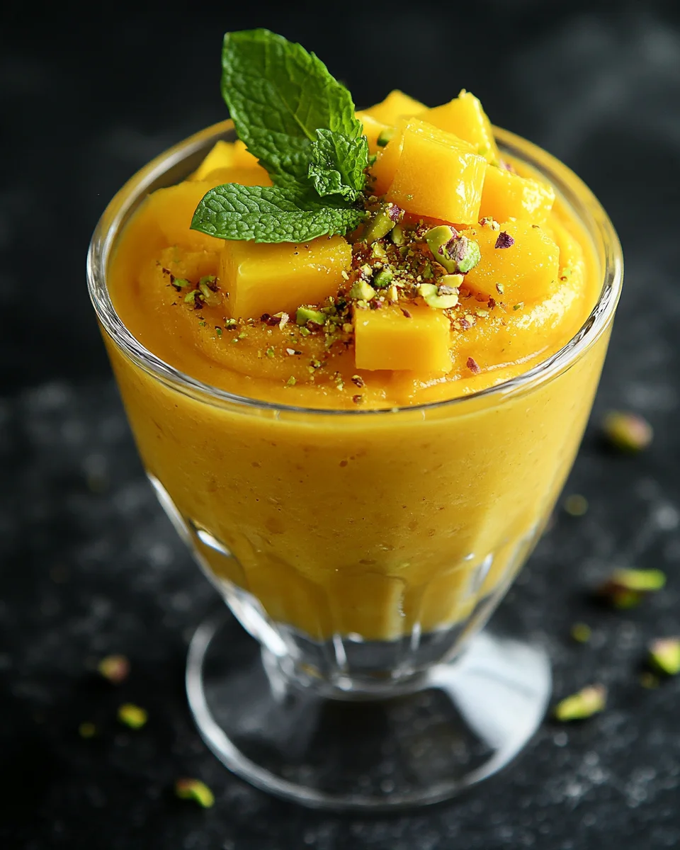 Cremige Mango-Mousse 17 Cremige