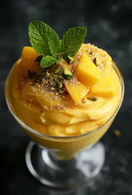 Cremige Mango-Mousse