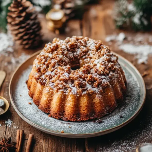 Eierlikör-Kuchen mit Knusperstreuseln