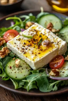Gebackener Feta auf Gemischtem Salat 23 Gebackener Feta auf Gemischtem Salat