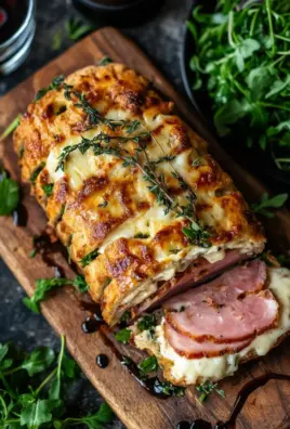Hähnchen-Cordon-Bleu-Hackbraten