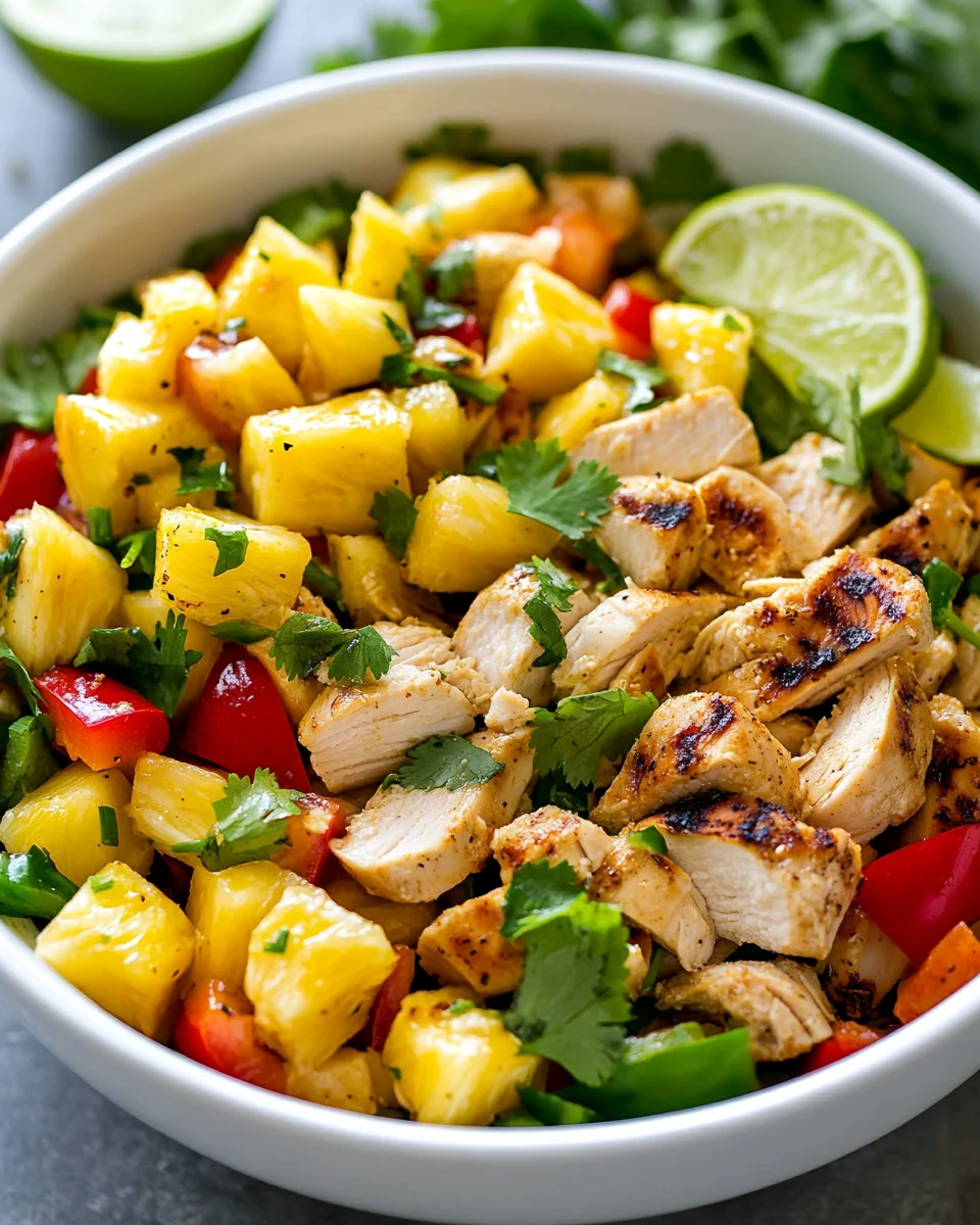 Hawaiianischer Hühnersalat 20 Hawaiianischer